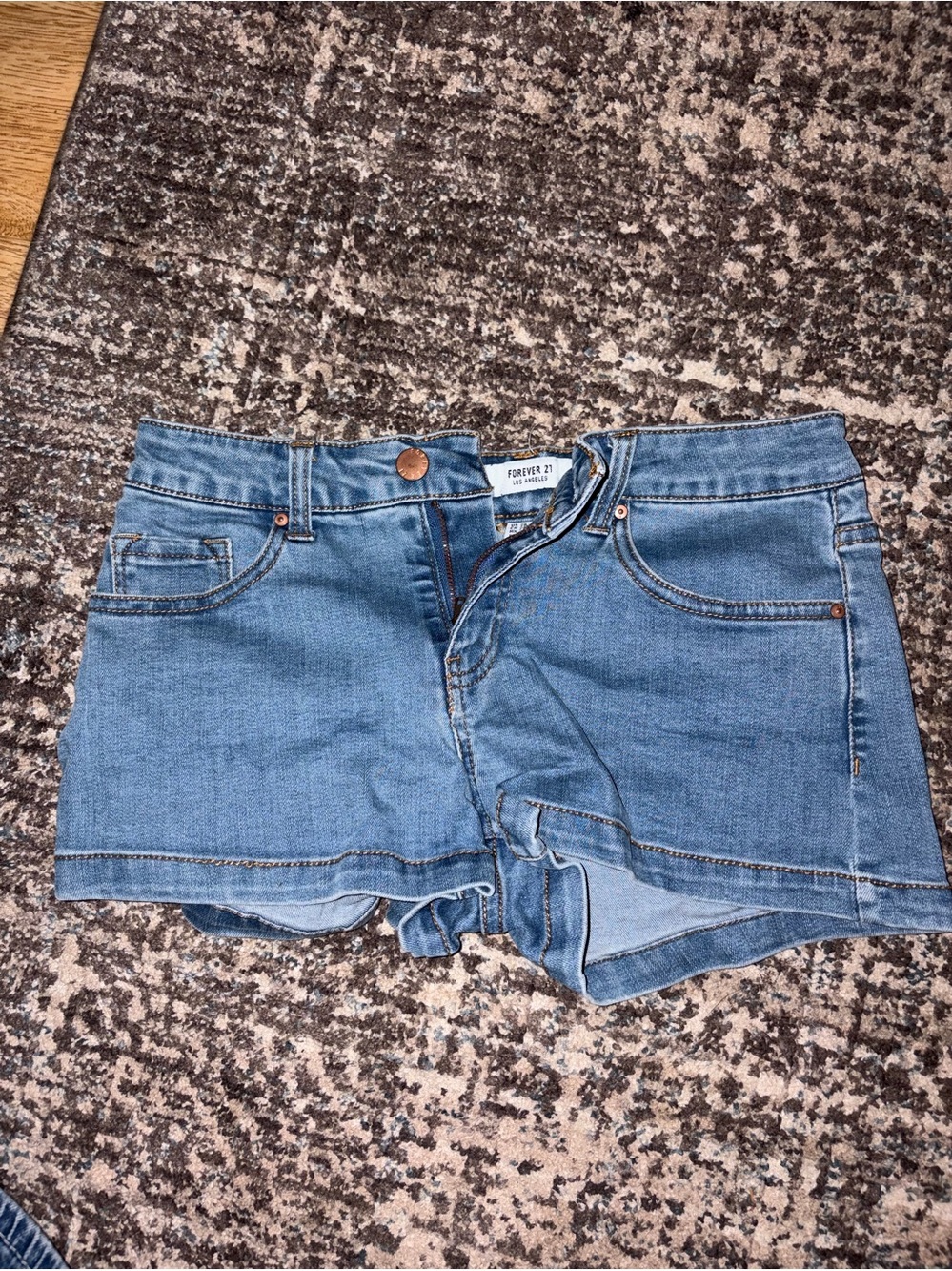 Forever 21 Denim Shorts — Size 28, Like New